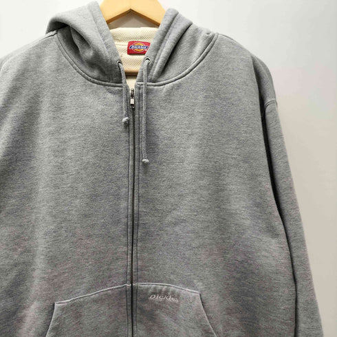 ディッキーズ Dickies ロゴ 刺繍 裏地 サーマル ジップアップ パーカー メンズ import:M